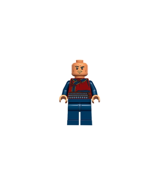 LEGO - Wong - donkerrode mantel, donkerblauwe benen - | N