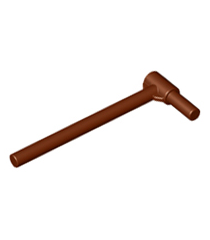 LEGO - Staaf 5L met handgreep (frictiepen) - Reddish Brown | N - Thumbnail