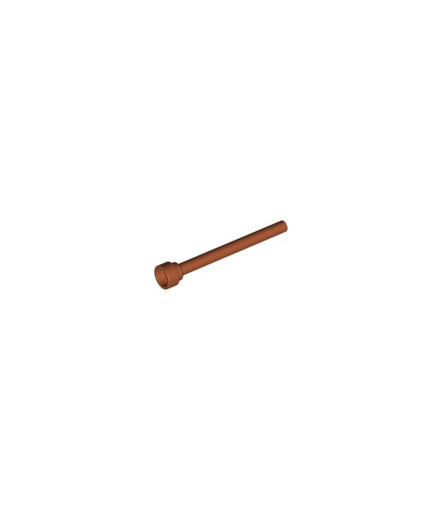 LEGO - Antenne 4H - vlakke top - Dark Orange | N