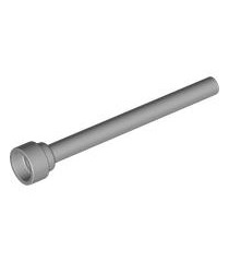 LEGO - Antenne 4H - vlakke top - Light Bluish Gray | N - Thumbnail
