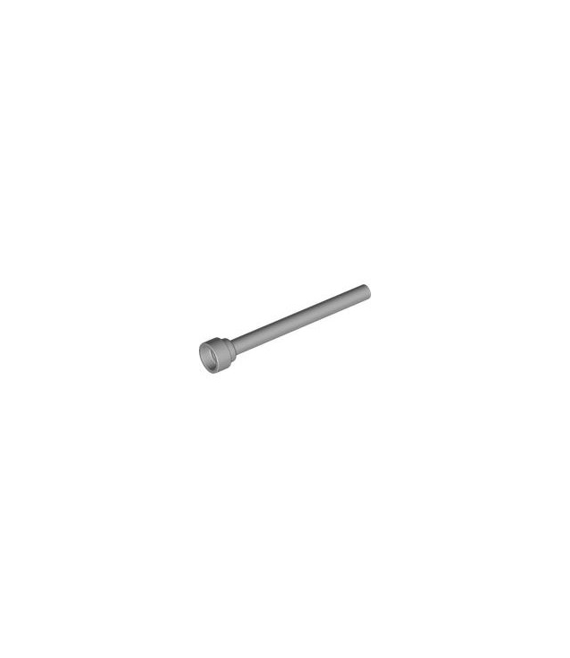 LEGO - Antenne 4H - vlakke top - Light Bluish Gray | N