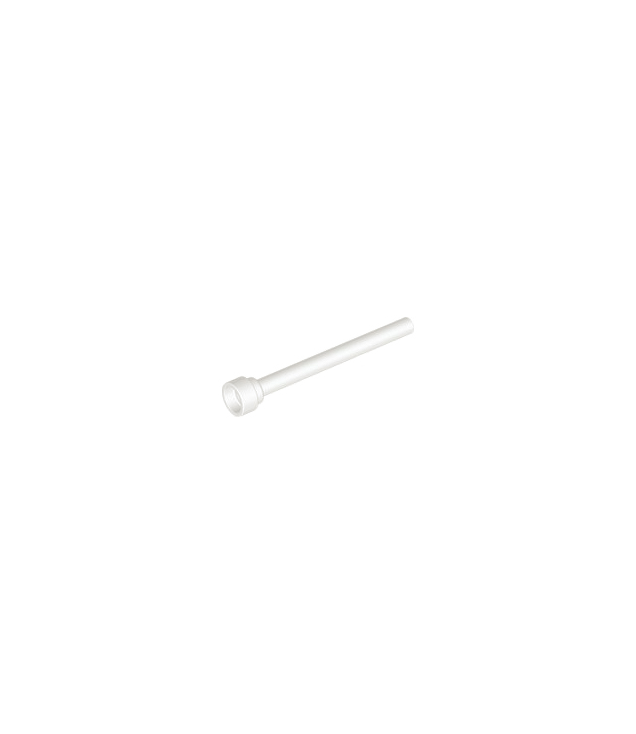 LEGO - Antenne 4H - vlakke top - White | N