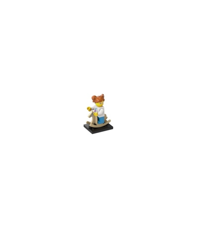 LEGO - Hobbypaardrijder, Serie 24 (complete set met standaard en accessoires) - | N