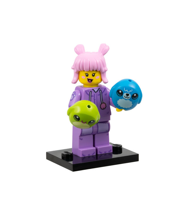 LEGO - Knuffelverzamelaar, Serie 27 (complete set met standaard en accessoires) - | N