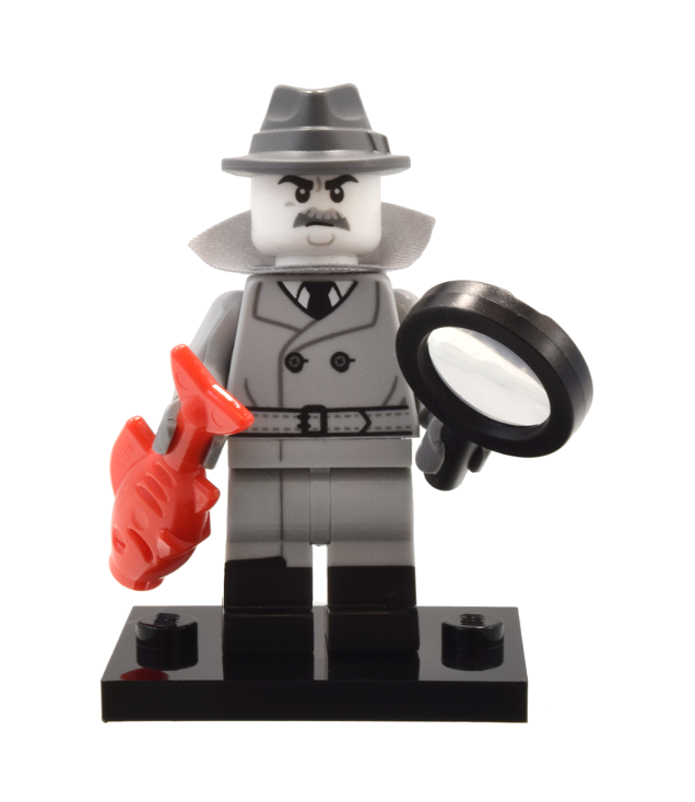 LEGO - Film noir-detective, Serie 25 (complete set met standaard en accessoires) - | N