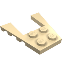 LEGO - Wig, plaat 4 x 4 - Tan | N - Thumbnail