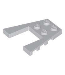 LEGO - Wig, plaat 4 x 4 - Light Bluish Gray | N - Thumbnail