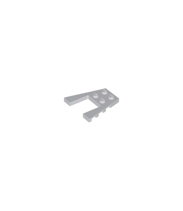 LEGO - Wig, plaat 4 x 4 - Light Bluish Gray | N