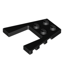 LEGO - Wig, plaat 4 x 4 - Black | N - Thumbnail