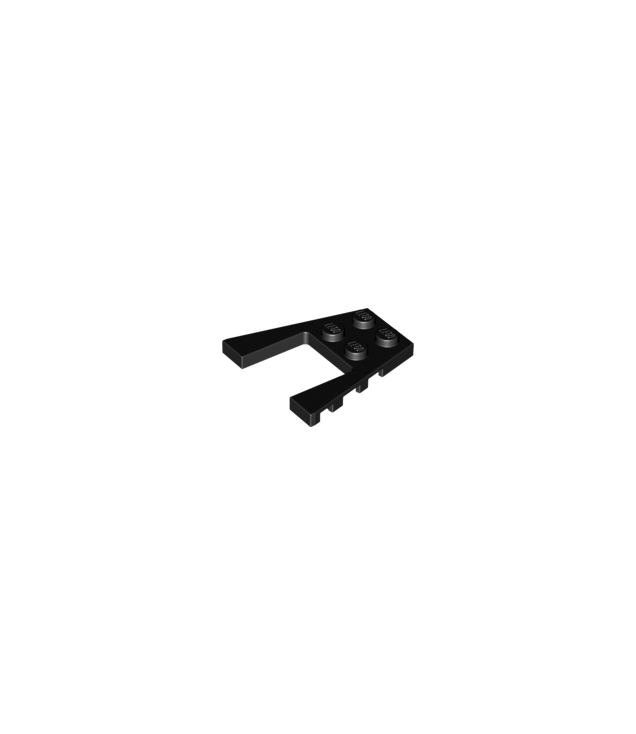 LEGO - Wig, plaat 4 x 4 - Black | N