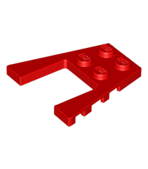 LEGO - Wig, plaat 4 x 4 - Red | N - Thumbnail