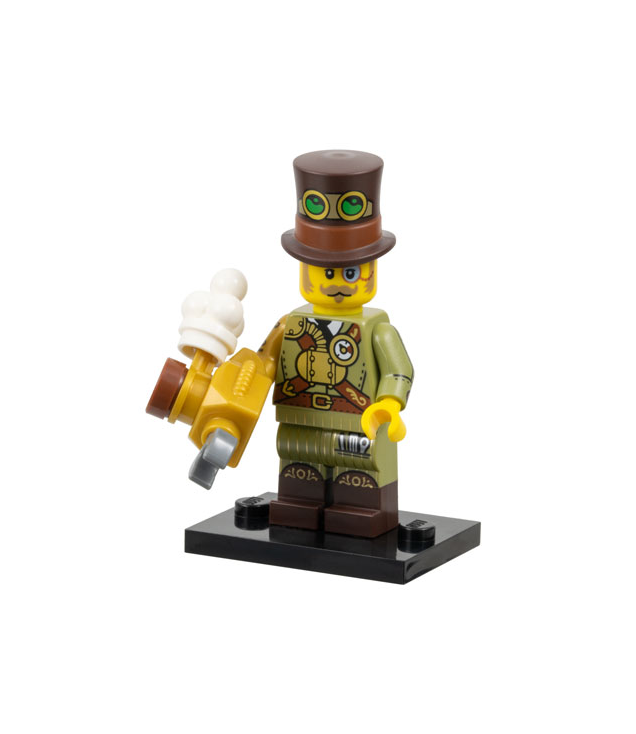 LEGO - Steampunk-uitvinder, Serie 27 (complete set met standaard en accessoires) - | N