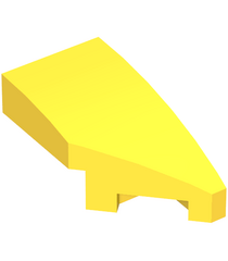 LEGO - Wig 2 x 1 x 2/3 rechts - Yellow | N - Thumbnail