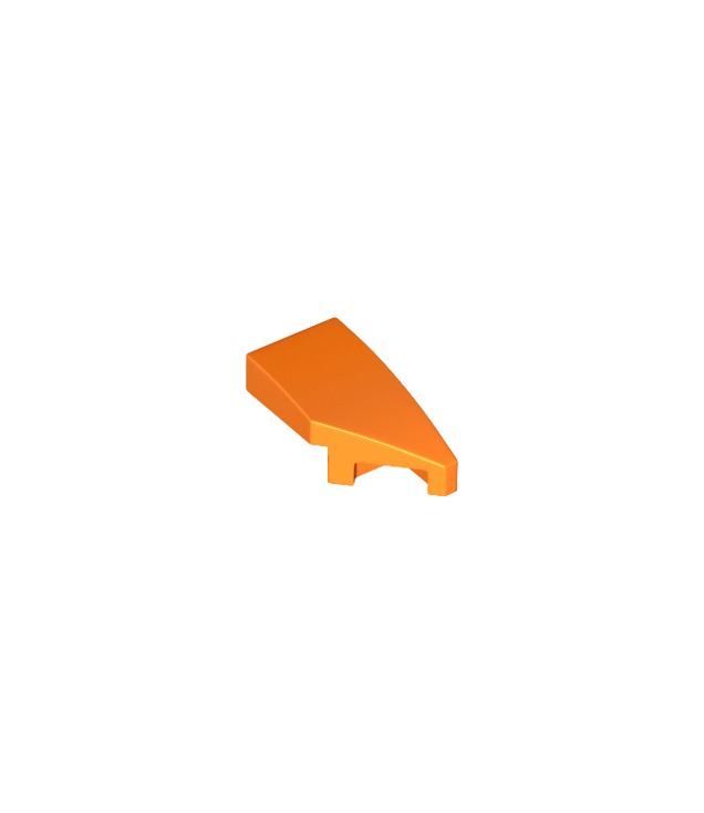 LEGO - Wig 2 x 1 x 2/3 rechts - Orange | N