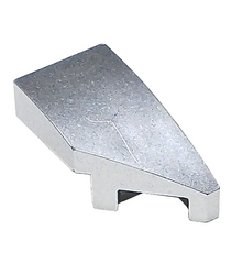 LEGO - Wig 2 x 1 x 2/3 rechts - Metallic Silver | N - Thumbnail