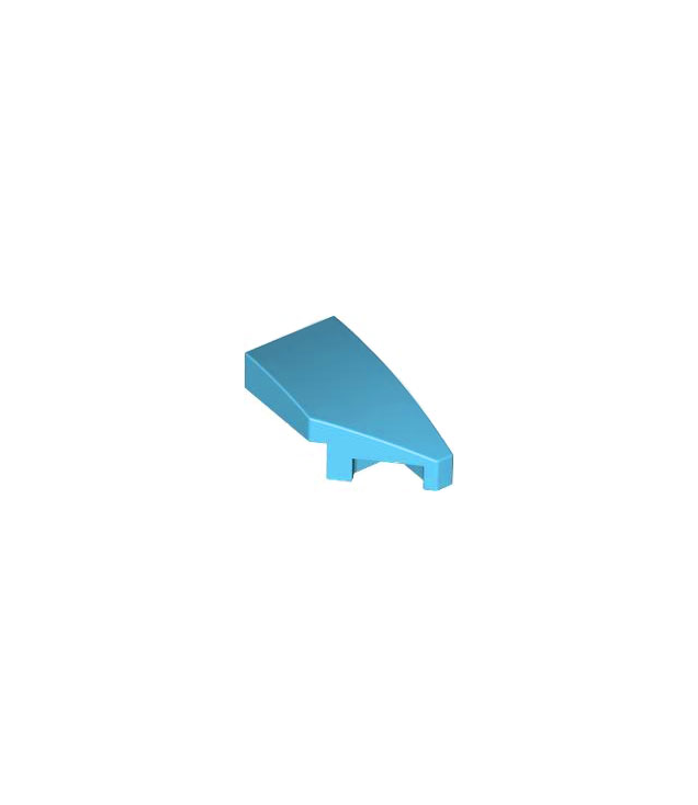 LEGO - Wig 2 x 1 x 2/3 rechts - Medium Azure | N