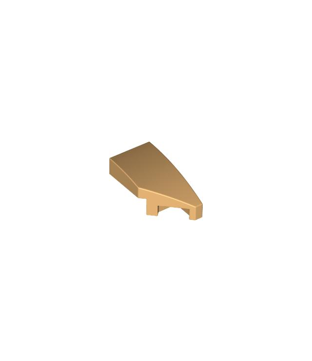 LEGO - Wig 2 x 1 x 2/3 rechts - Medium Tan | N