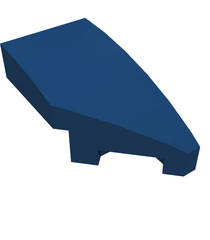 LEGO - Wig 2 x 1 x 2/3 rechts - Dark Blue | N - Thumbnail