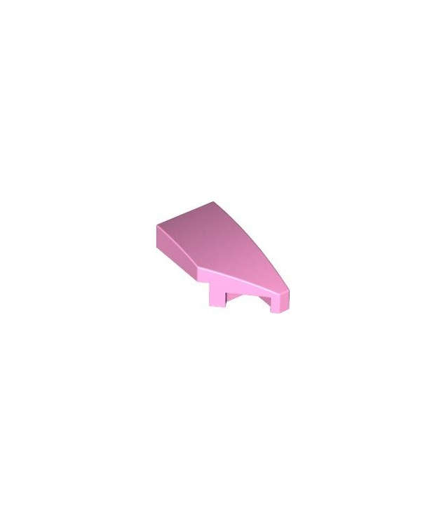 LEGO - Wig 2 x 1 x 2/3 rechts - Bright Pink | N