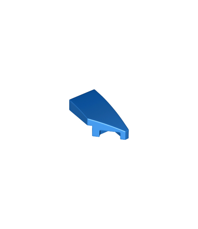LEGO - Wig 2 x 1 x 2/3 rechts - Blue | N