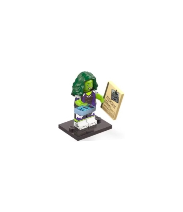 LEGO - She-Hulk, Marvel Studios, Serie 2 (complete set met standaard en accessoires) - | N