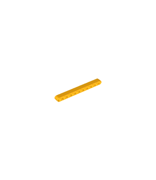 LEGO - Technic, dikke liftarm 1 x 11 - Bright Light Orange | N