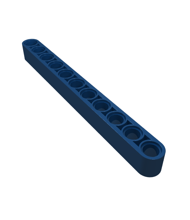 LEGO - Technic, dikke liftarm 1 x 11 - Dark Blue | N