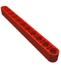 LEGO - Technic, dikke liftarm 1 x 11 - Red | N - Thumbnail