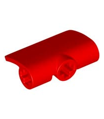 LEGO - Technic, paneel gebogen 2 x 3 x 1 - Red | N - Thumbnail