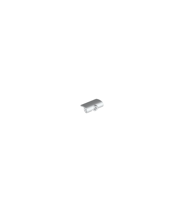 LEGO - Technic, paneel gebogen 2 x 3 x 1 - White | N