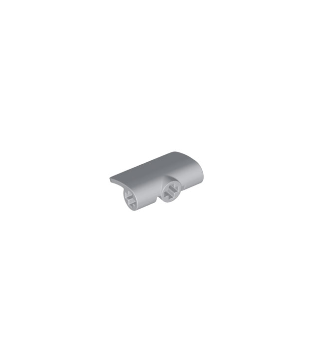 LEGO - Technic, paneel gebogen 2 x 3 x 1 - Light Bluish Gray | N