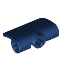LEGO - Technic, paneel gebogen 2 x 3 x 1 - Dark Blue | N - Thumbnail