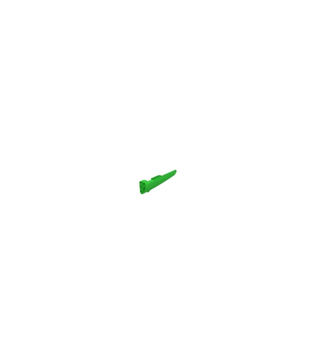 LEGO - Technic, stroomlijnpaneel #6 lang glad, zijde B - Bright Green | N