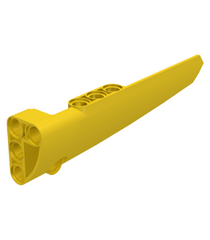 LEGO - Technic, stroomlijnpaneel #6 lang glad, zijde B - Yellow | N - Thumbnail
