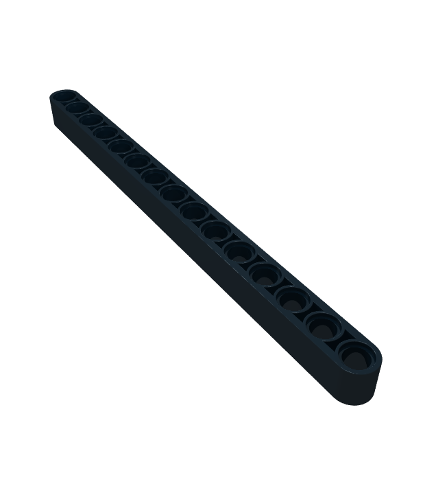 LEGO - Technic, dikke liftarm 1 x 15 - Black | N