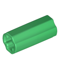 LEGO - Technic, asverbinder 2L (glad met x-gat + oriëntatie) - Green | N - Thumbnail