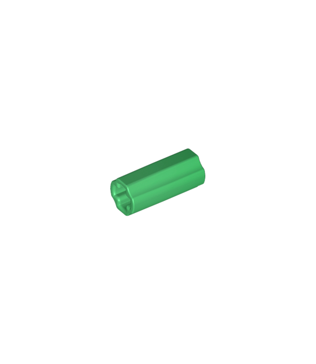 LEGO - Technic, asverbinder 2L (glad met x-gat + oriëntatie) - Green | N