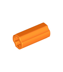 LEGO - Technic, asverbinder 2L (glad met x-gat + oriëntatie) - Orange | N - Thumbnail