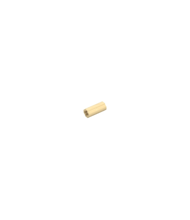 LEGO - Technic, asverbinder 2L (glad met x-gat + oriëntatie) - Tan | N