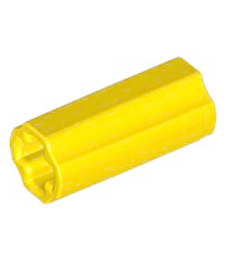 LEGO - Technic, asverbinder 2L (glad met x-gat + oriëntatie) - Yellow | N - Thumbnail