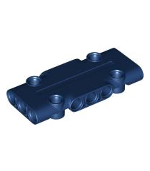 LEGO - Technic, paneelplaat 3 x 7 x 1 - Dark Blue | N - Thumbnail
