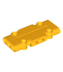 LEGO - Technic, paneelplaat 3 x 7 x 1 - Bright Light Orange | N - Thumbnail