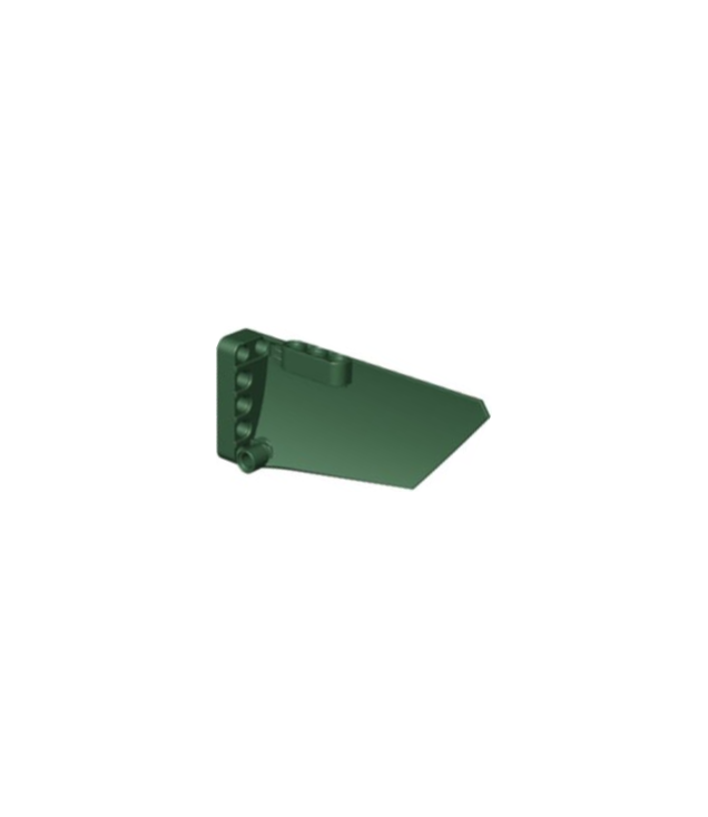LEGO - Technic, stroomlijnpaneel #17 groot glad, zijde A - Dark Green | N