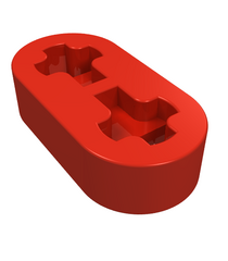 LEGO - Technic, dunne liftarm 1 x 2 met as-gaten - Red | N - Thumbnail