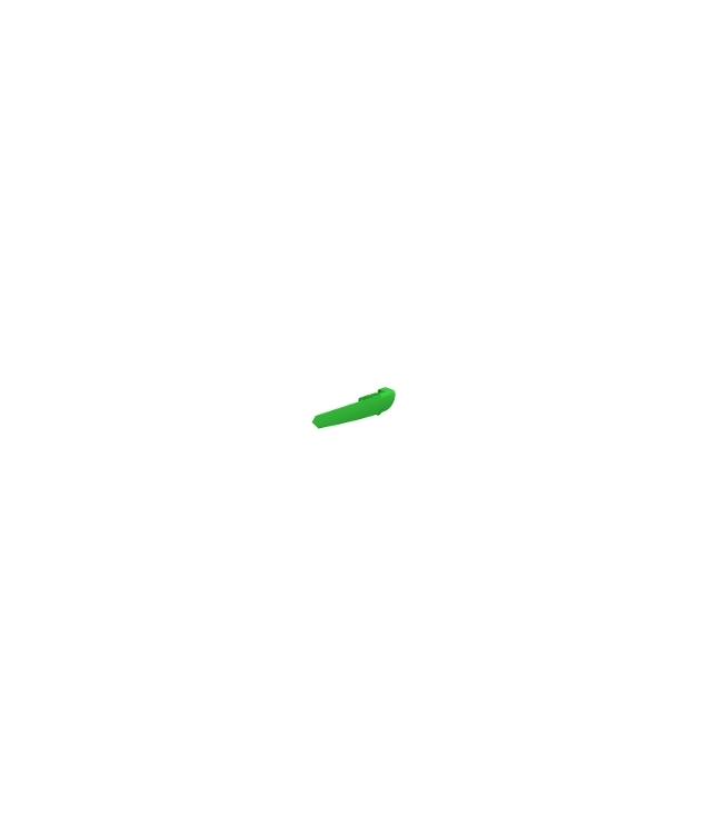 LEGO - Technic, stroomlijnpaneel #5 lang glad, zijde A - Bright Green | N