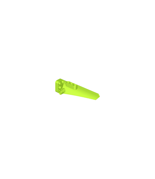 LEGO - Technic, stroomlijnpaneel #5 lang glad, zijde A - Lime | N