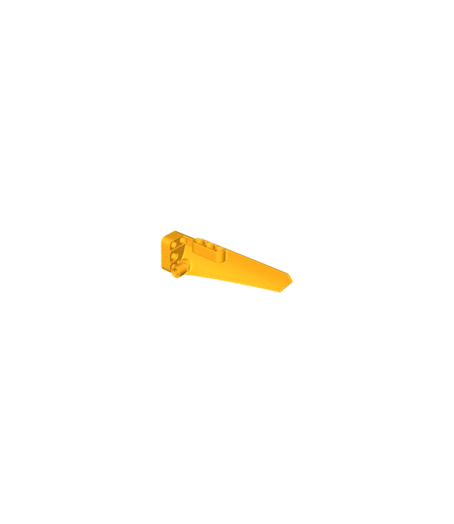 LEGO - Technic, stroomlijnpaneel #5 lang glad, zijde A - Bright Light Orange | N