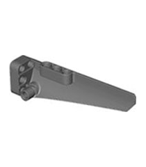 LEGO - Technic, stroomlijnpaneel #5 lang glad, zijde A - Dark Bluish Gray | N - Thumbnail