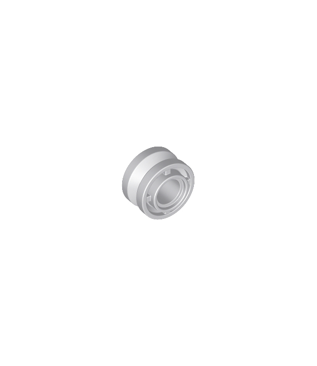 LEGO - Wiel Ø11mm x 8mm met middeninkeping - Light Bluish Gray | N