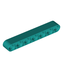 LEGO - Technic, dikke liftarm 1 x 7 - Dark Turquoise | N - Thumbnail